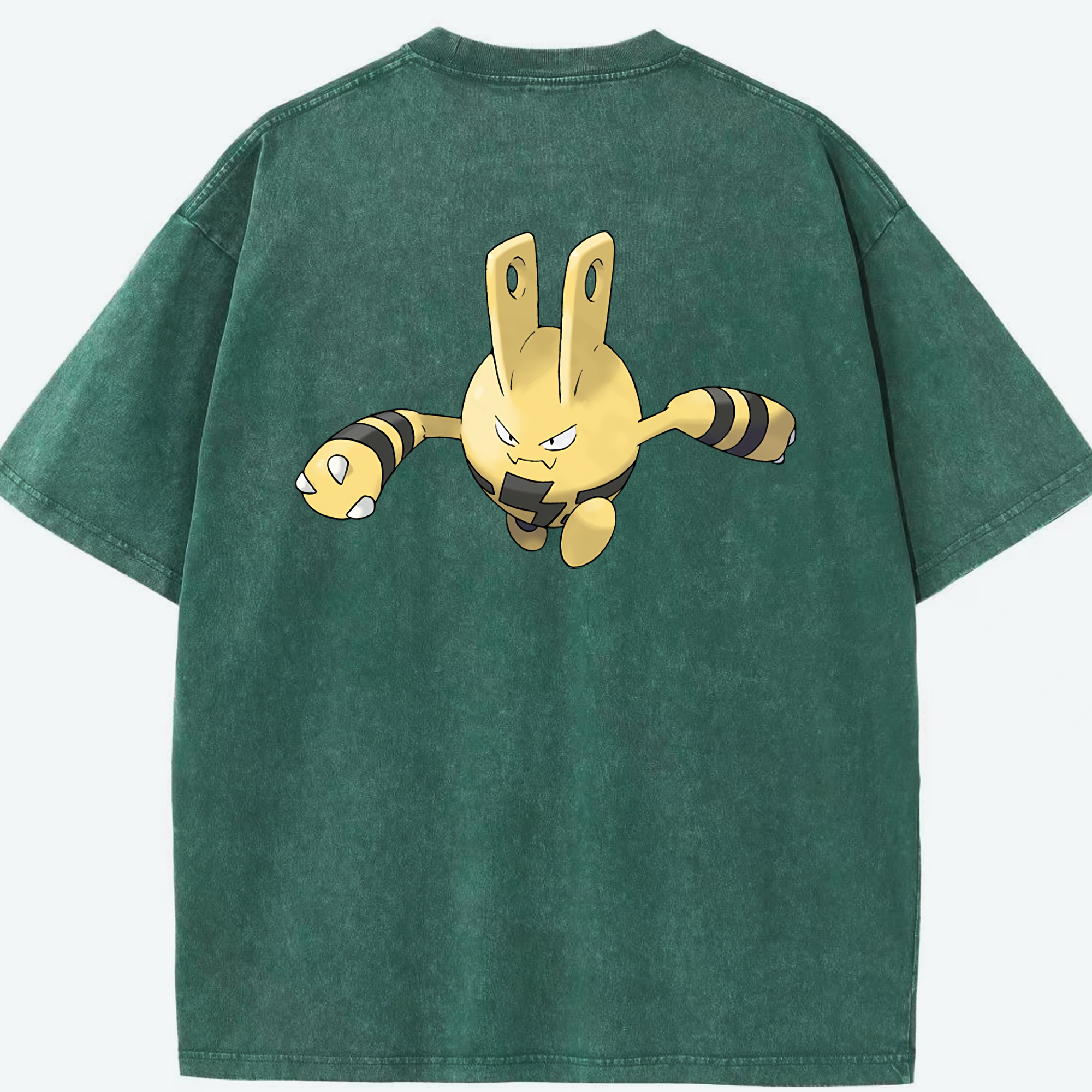 （画像用） ポケットモンスター Pokémon 綿100% ヴィンテージ風 半袖Tシャツ（背面プリント）